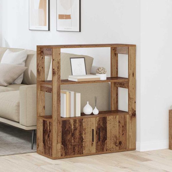 Best MöBel Vetrina Credenza In Legno Di Recupero 30 X 80 X 90 Cm Materiale A Base Di Legno - Cassettiere CL1502352 1Pacco-image