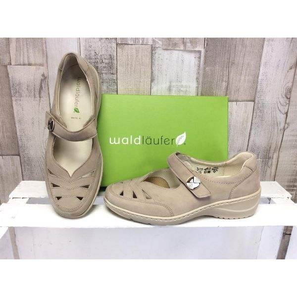 WaldläUfer Kya, Scarpa Da Donna Con Velcro In Beige, Misura 7-image