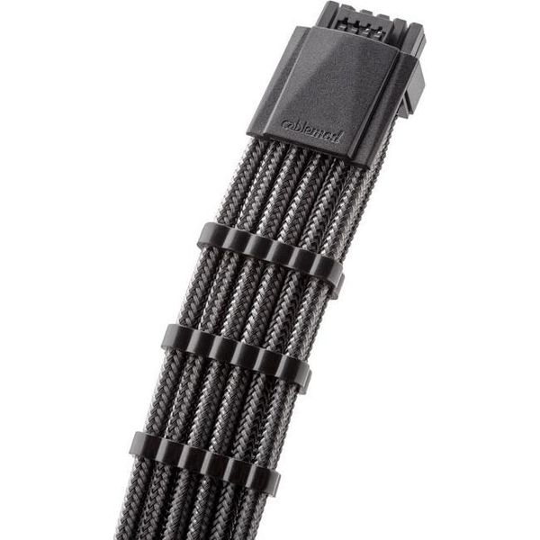 Cavo Cablemod Pro Modmesh Da 12VHPWR A 3X Pci-E - 45 Cm, Grigio/Nero-image