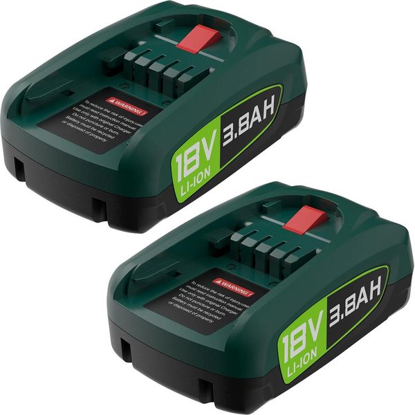 Batteria Di Ricambio, Capacità 3800Mah, Compatibile Con Bosch Pba Psb Psr, 2PACK Batteria-image