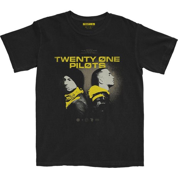 Twenty One Pilots - Maglietta "Back To Back"" Per Bambini/Ragazzi Unisex RO3367 (Xxl) (Schwarz)"-image