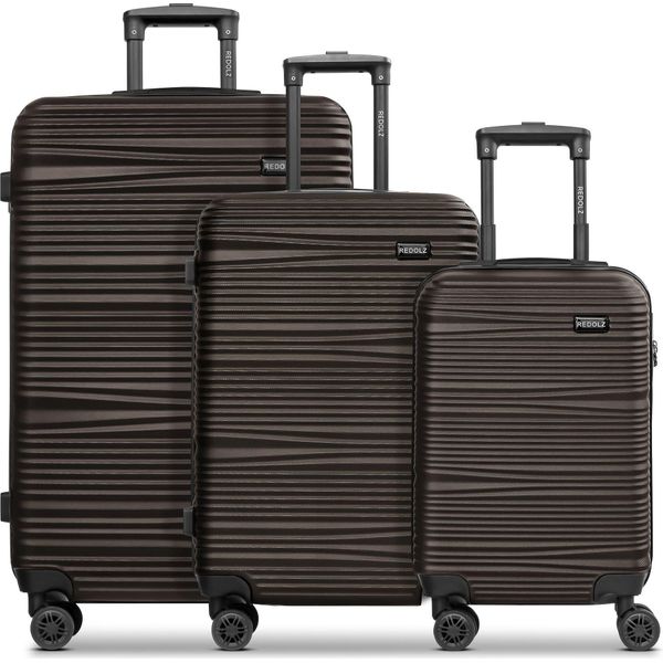Redolz Carrello Essentials 16 Trolley-Set 3 -Pezzi Coffee Marrone-image