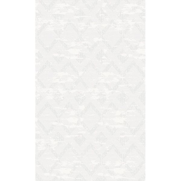 Tappeto Bianco Per Il Soggiorno Tappeto A Pelo Corto Disegno Geometrico A Rombi-image