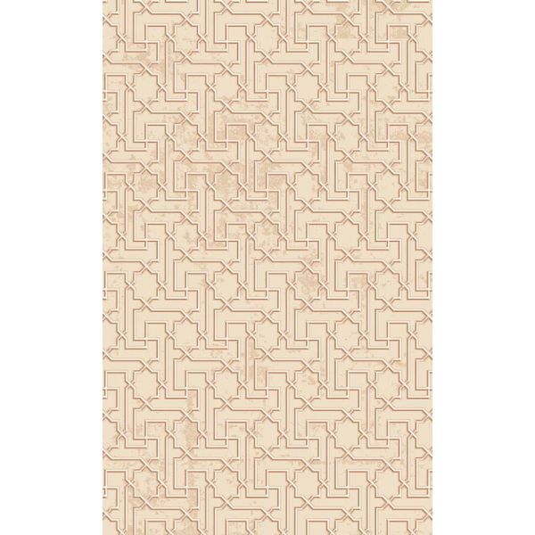 Tappeto Tappeti Astratti Geometrici A Pelo Corto Soggiorno Beige-image