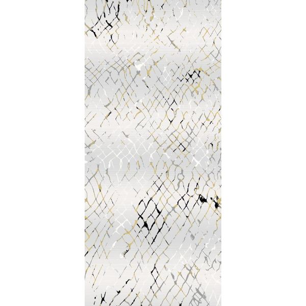 Tappeto Per Il Soggiorno Rivestimento Per Pavimenti Tappeto Art Tappeto Bianco Oro A Pelo Corto-image