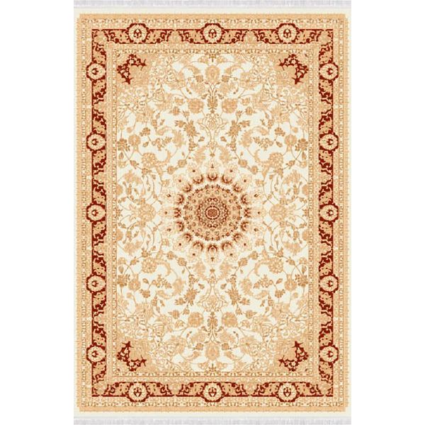 Tappeto D'arte Tappeto Orientale Tappeto Classico Vintage A Pelo Corto Beige Rosso-image