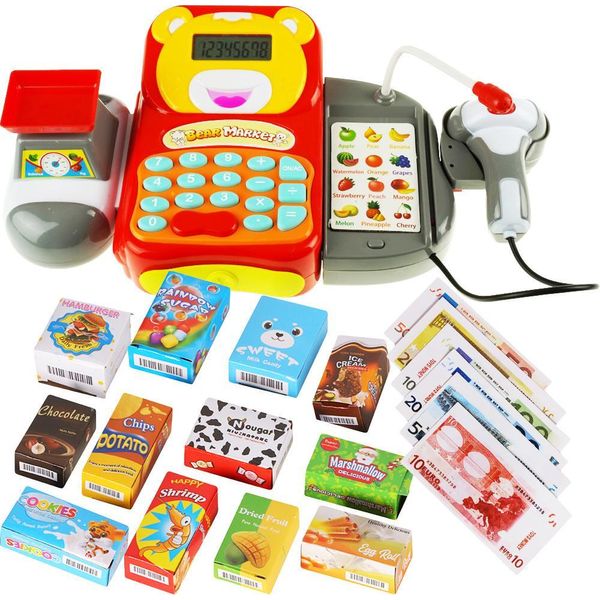 Cassa Con Accessori Supermercato Fun Shop-image