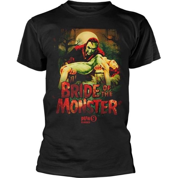 Plan 9 - Maglietta "Bride Of The Monster"" Per Uomo/Donna Unisex PH4761 (L) (Nero)"-image