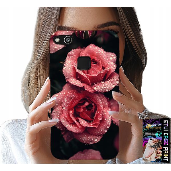 Custodia Per Huawei P9 Lite 2016 - Bellissime Rose Rosa, Motivi Floreali, Custodia-image