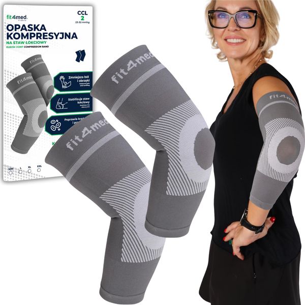 Bendaggio Compressivo Per Il Gomito Stabilizzazione Elastica Del Gomito Supporto Taglia Xxl-image