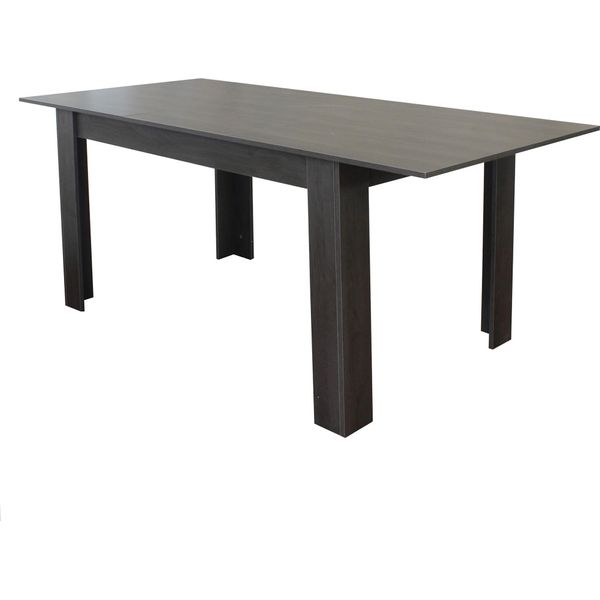 Milanihome.It - Tavolo Da Pranzo Allungabile Di Design Cm 90 L X 140 P X 78 Hdi Coloreantracite-image