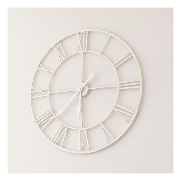 Milani Home - Orologio Analogico Classico Cm 5 L X 100 P X 100 Hdi Colorebianco-image