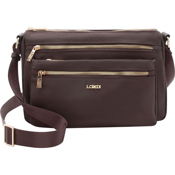 L.Credi Borsa A Tracolla Odeta Crossbody Bag Chocolate Marrone Scuro-image