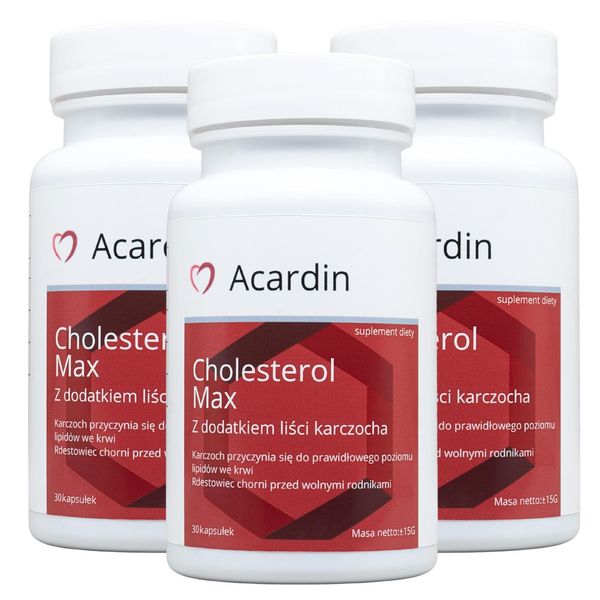 3X A-Cardin - Integratore Alimentare Per Il Colesterolo, Sangue, 30 Capsule-image