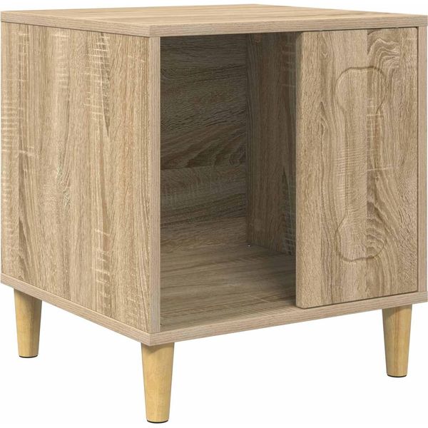 Vidaxl Cuccia Per Cani Sonoma 44 X 42 X 49 Cm Materiale A Base Di Legno-image