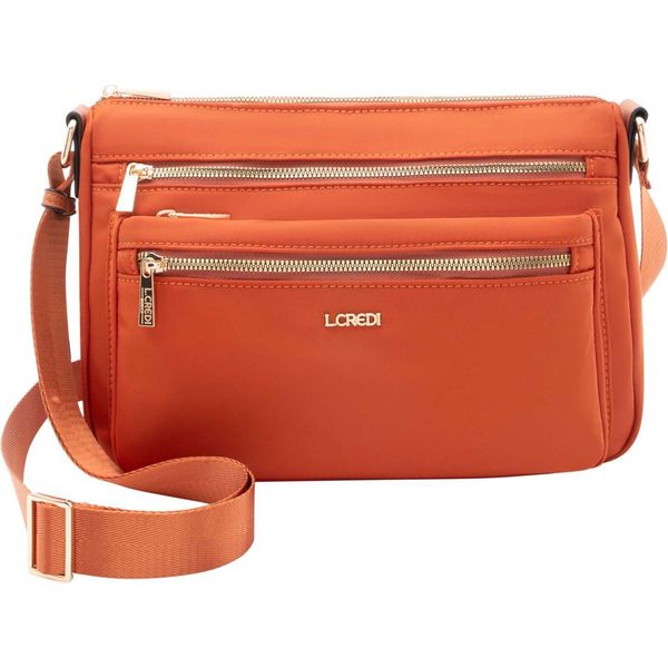L.Credi Borsa A Tracolla Odeta Crossbody Bag Burned Orange Terracotta-image