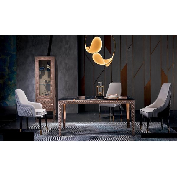 Tavolo Da Pranzo + 4X Sedie Set Da Sala Da Pranzo Set Da Pranzo Tavolo Moderno Set Di Tavoli-image