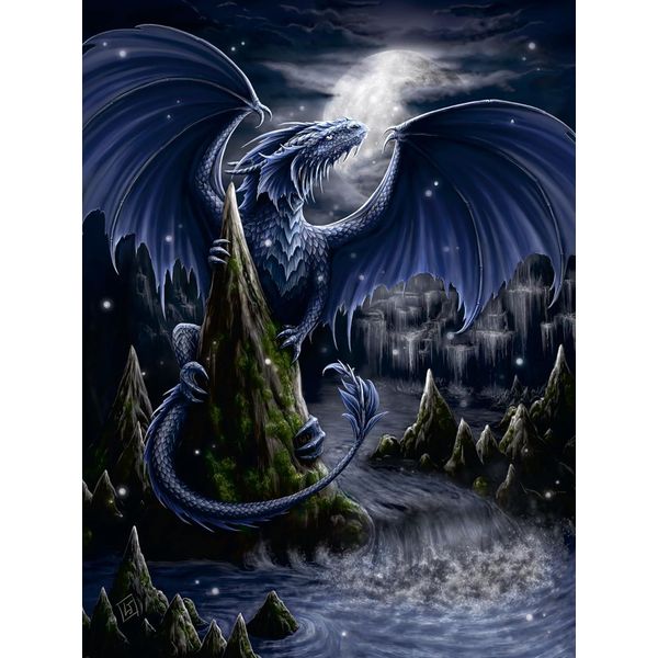 1500-Piece The Blue Dragon Puzzle. Adults & Children From 5 Years Old. 12000731. Ravensburger-image