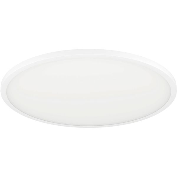 Eglo Deckenleuchte "Sarsina-Z Deckenlampe, Zigbee 3.0, Deckenlampe, Metall, Flurlampe", Weiß, 1, Ø 60Cm H: 5,2Cm, 1 Stk., Leuchten, Wand-/Deckenleuchte - H5,2 X Ø60 Cm - Weiß - 41W Inkl., Deckenleuchte-image