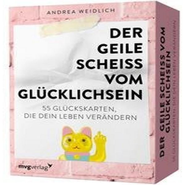 La Merda Della Felicità - 55 Carte Della Felicità Che Cambieranno La Vostra Vita: Il Mazzo Di Carte Del Bestseller Dello Spiegel. Per Saperne Di Più Su Gratitudine, Mindfulness E Amore Per Se Stessi-image