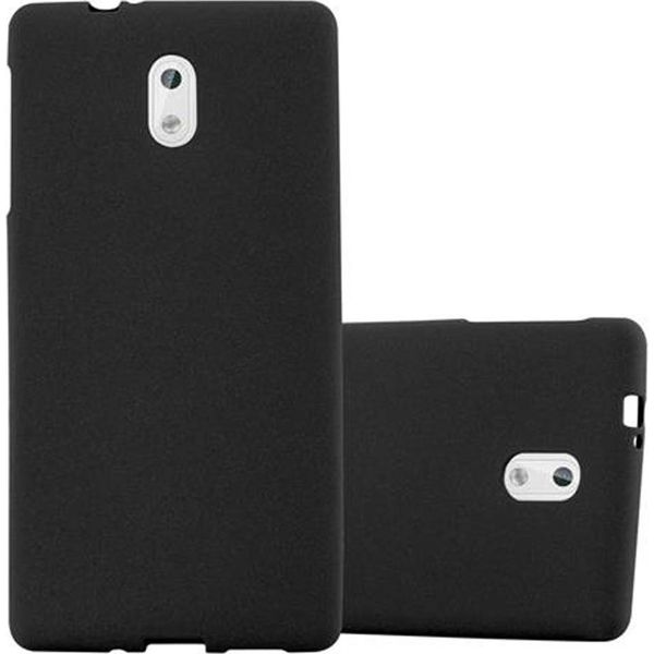 Cadorabo Custodia Protettiva Per Nokia 3 2017 Cover In Nero Custodia Per Cellulare Tpu Etui Cover Case-image