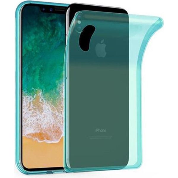 Custodia Cadorabo Per Apple Iphone X / Xs Custodia Protettiva In Tpu Blu Custodia Protettiva In Silicone Cover-image