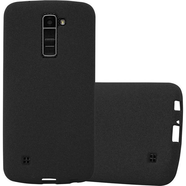 Cadorabo Custodia Protettiva Per Lg K10 2016 Cover In Nero Custodia Per Telefono Cellulare Tpu Etui Cover Case-image