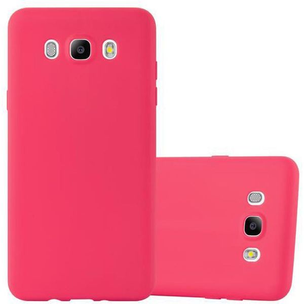 Cadorabo Custodia Per Samsung Galaxy J5 2016 Custodia Protettiva In Rosso Custodia Del Telefono Cellulare Tpu Silicone Custodia Cover-image
