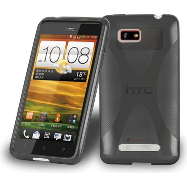 Cadorabo Custodia Per Telefono Cellulare Per Htc One Su In Nero Cover Tpu Silicone Back Cover Case-image