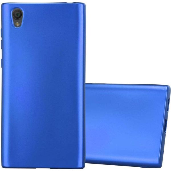 Cadorabo Custodia Protettiva Per Sony Xperia L1 In Blu Custodia Per Cellulare Custodia In Silicone Tpu Cover Case-image