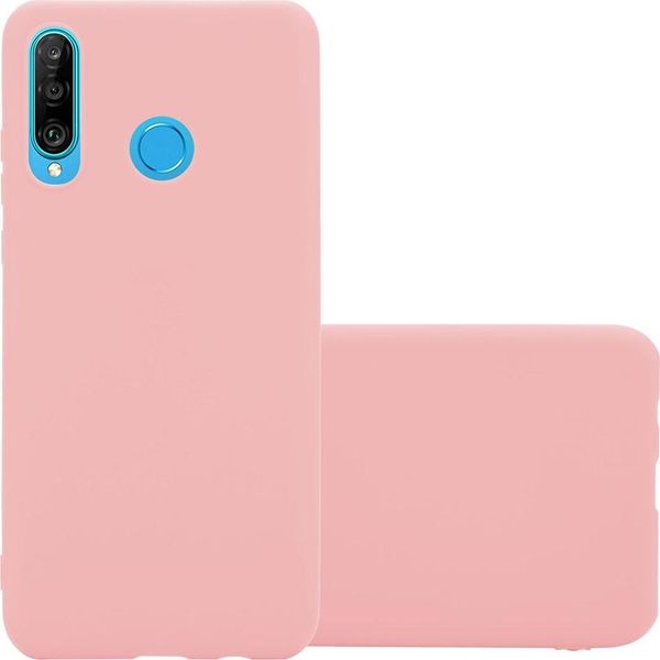 Custodia Cadorabo Per Huawei P30 Lite Custodia Protettiva In Rosa Custodia Per Cellulare Tpu Custodia In Silicone Cover-image