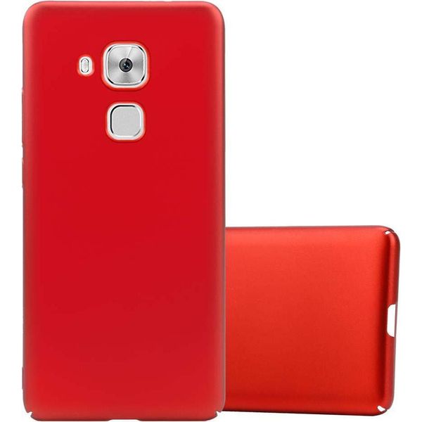 Cadorabo Cover Per Huawei Nova Plus Cover Protettiva In Rosso Custodia Rigida Cover Per Telefono Cellulare-image