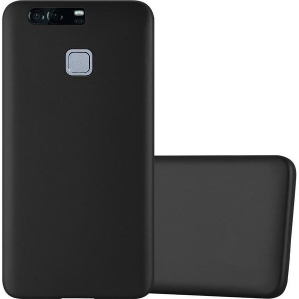 Cadorabo Custodia Protettiva Per Huawei P9 Plus Cover In Nero Custodia Per Telefono Cellulare Tpu Custodia In Silicone Cover Case-image
