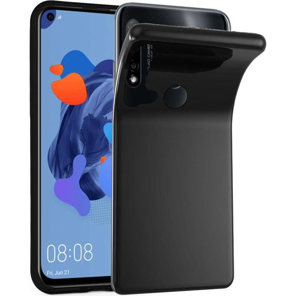 Cadorabo Cover Per Huawei Nova 5I / P20 Lite 2019 Cover Protettiva In Nero Cover Protettiva Tpu Cover In Silicone Case Case-image