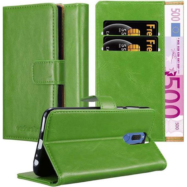 Cadorabo Cover Per Huawei Mate 10 Lite Cover Protettiva In Verde Cover Per Cellulare Custodia Libro Custodia-image