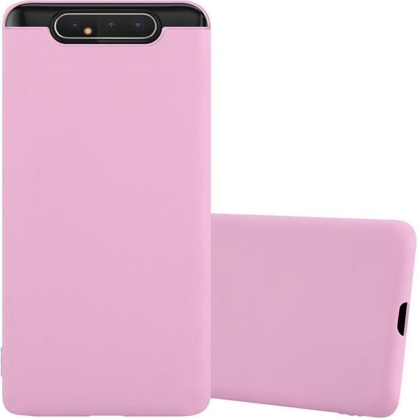 Custodia Cadorabo Per Samsung Galaxy A80 / A90 4G Custodia Protettiva In Rosa Custodia Del Telefono Cellulare Tpu Custodia In Silicone Copertura-image