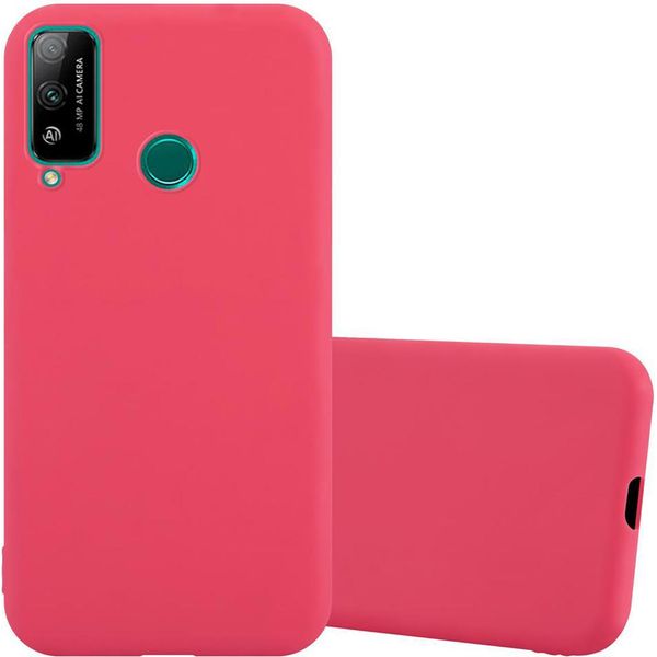 Custodia Cadorabo Per Honor Play 4T Custodia Protettiva In Rosso Custodia Per Cellulare Tpu Custodia In Silicone Cover-image