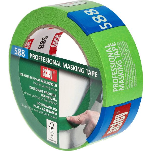 Nastro Adesivo Spesso / Nastro Per Mascheratura 38 Mm X 33 M Serie 588 Scley - 1 Pezzo. Nastro Adesivo, Nastro Per Mascheratura-image