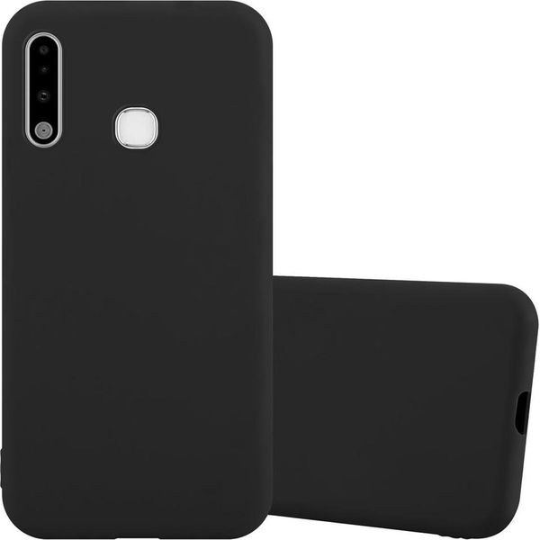 Cadorabo Custodia Per Samsung Galaxy A70E Custodia Protettiva In Nero Custodia Per Telefono Cellulare Tpu Silicone Custodia Cover-image