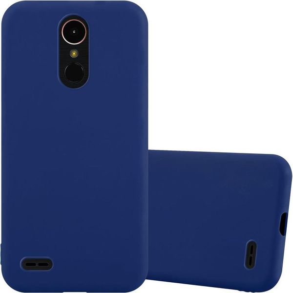 Custodia Cadorabo Per Lg K10 2017 Cover Protettiva In Blu Custodia Per Telefono Cellulare Tpu Custodia In Silicone Cover-image