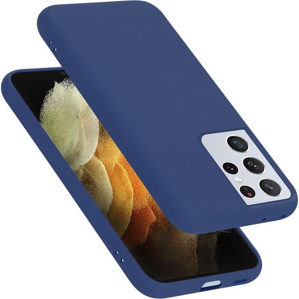 Cadorabo Custodia Protettiva Per Samsung Galaxy S21 Ultra In Blu Custodia Del Telefono Cellulare Custodia Cover Tpu Etui-image