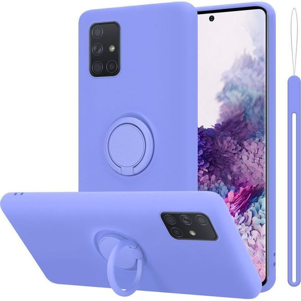 Cadorabo Cover Per Samsung Galaxy A71 4G Cover Protettiva In Viola Custodia Del Telefono Cellulare Tpu Custodia Cover-image