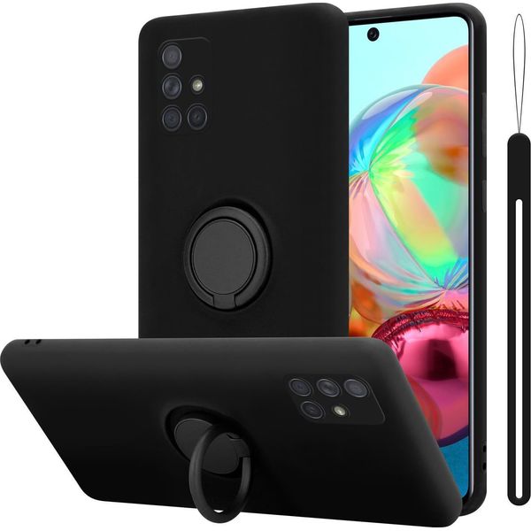 Cadorabo Cover Per Samsung Galaxy A51 4G / M40S Cover Protettiva In Nero Custodia Del Telefono Cellulare Tpu Custodia Cover-image