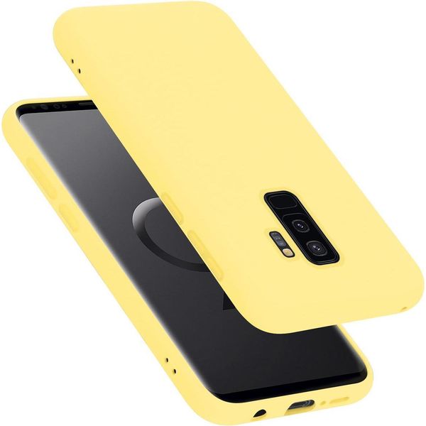 Cadorabo Custodia Protettiva Per Samsung Galaxy S9 Plus Custodia In Giallo Telefono Cellulare Custodia Cover Tpu Etui-image
