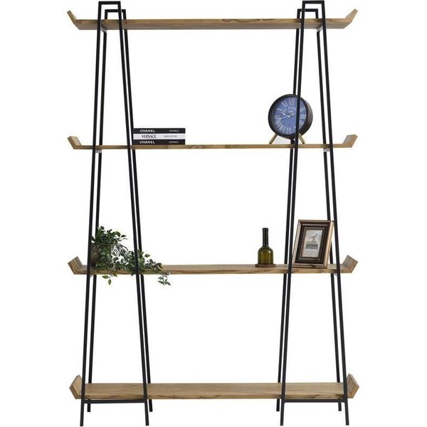 Libreria Di Design Per Il Soggiorno Armadietti Scaffali In Acciaio Inox Libreria-image