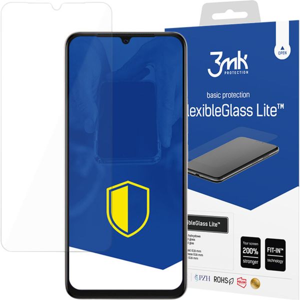 3Mk Display Hybridglass Flexibleglass Lite Per Vivo Y16 / Y22S 0,16Mm 6H-image
