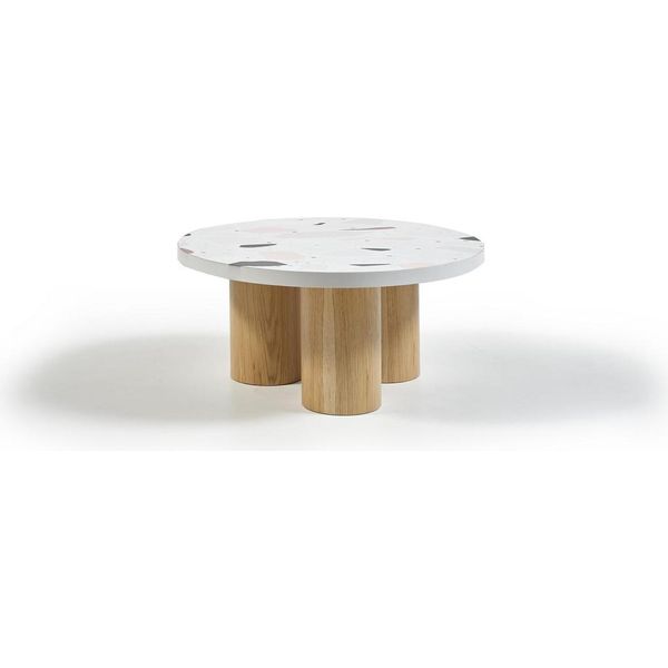 Tavolino Da Caffè Tavolino Da Caffè Di Design Tavolo Bianco Tavoli Da Salotto Nuovo-image