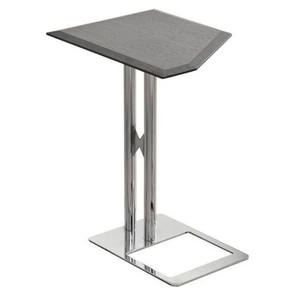 Tavolino Tavolino Da Salotto In Acciaio Inox Argento Mobili-image