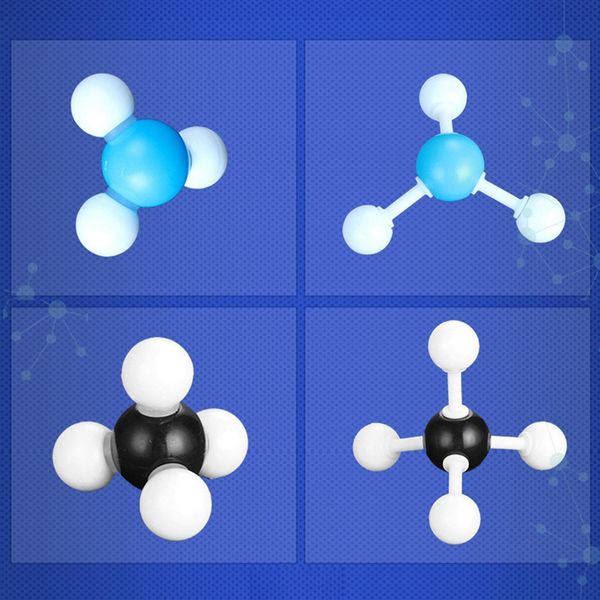 Set Di Modelli Molecolari Per La Chimica Organica: Modelli Strutturali Di Molecole Per L'insegnamento Scolastico, La Ricerca E Come Set Di Giocattoli Didattici-image