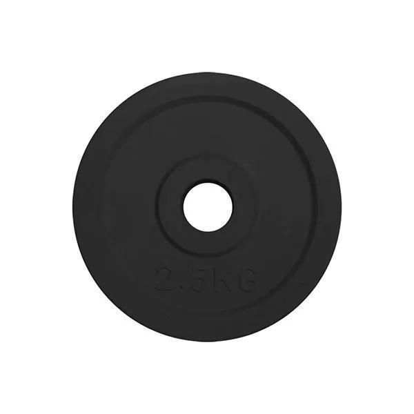 Piastra Di Peso Softee Rivestita In Gomma Da 2,5 Kg Nero 2,5 Kg Nero 2,5 Kg-image